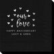 Confetti Hearts Our Love Napkins Image 2 of 5